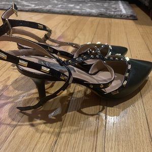 Studded high heels